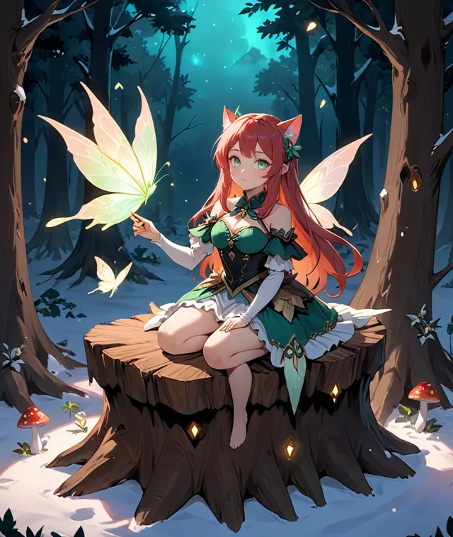 As the snowflakes gently fall, I find myself lost in thought, reminiscing about the winter solstice celebration in Elvanar. The fire crackled, and the woodland creatures sang in harmony with me. Whiskers, my loyal feline companion, would curl up beside me, and I'd whisper tales of ancient magic to her. Those were the days when my heart was full of wonder, and my voice was full of song.